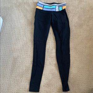 Lululemon Colorblock Leggings full length sz4